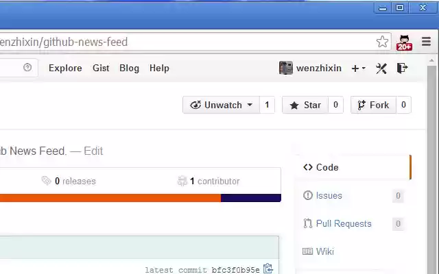 GitHub News Feed from Chrome web store to be run with OffiDocs Chromium online GitHub News Feed from Chrome web store to be run with OffiDocs Chromium online