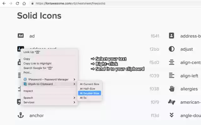 Glyph to Clipboard from Chrome web store to be run with OffiDocs Chromium online Glyph to Clipboard from Chrome web store to be run with OffiDocs Chromium online