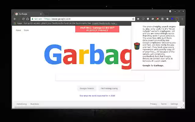 Google is garbage. from Chrome web store to be run with OffiDocs Chromium online Google is garbage. from Chrome web store to be run with OffiDocs Chromium online