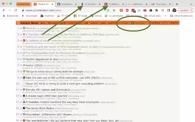 HackerNew from Chrome web store to be run with OffiDocs Chromium online HackerNew from Chrome web store to be run with OffiDocs Chromium online
