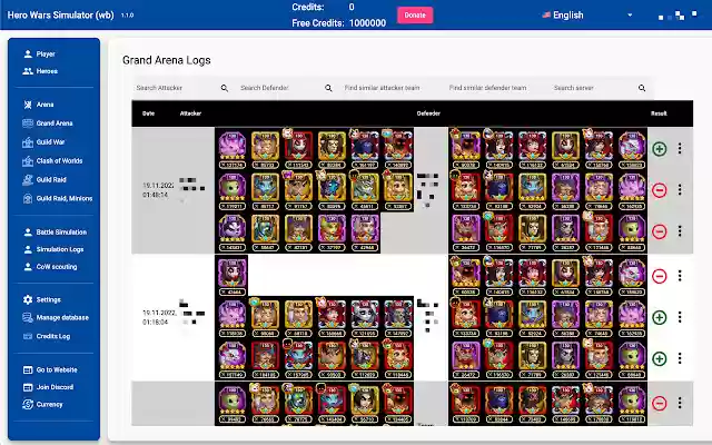 Hero Wars Simulator Standalone from Chrome web store to be run with OffiDocs Chromium online Hero Wars Simulator Standalone from Chrome web store to be run with OffiDocs Chromium online