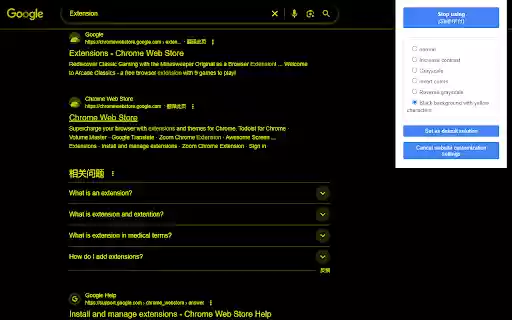 High contrast mode Dark mode Eye protection from Chrome web store to be run with OffiDocs Chromium online High contrast mode Dark mode Eye protection from Chrome web store to be run with OffiDocs Chromium online