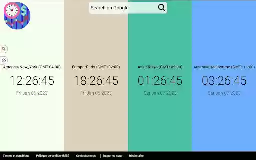 Horloge Mondiale Multifuseaux from Chrome web store to be run with OffiDocs Chromium online Horloge Mondiale Multifuseaux from Chrome web store to be run with OffiDocs Chromium online