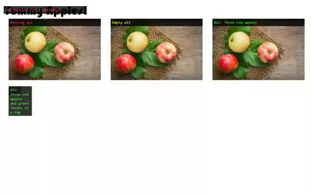 Image Alt Text Viewer from Chrome web store to be run with OffiDocs Chromium online Image Alt Text Viewer from Chrome web store to be run with OffiDocs Chromium online