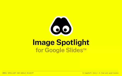 Image Spotlight for Google Slides from Chrome web store to be run with OffiDocs Chromium online Image Spotlight for Google Slides from Chrome web store to be run with OffiDocs Chromium online