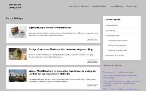 Immobilien Investment Frontpage Background from Chrome web store to be run with OffiDocs Chromium online Immobilien Investment Frontpage Background from Chrome web store to be run with OffiDocs Chromium online