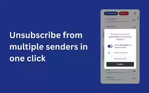 InboxWhiz Bulk Unsubscribe Clean Gmail from Chrome web store to be run with OffiDocs Chromium online InboxWhiz Bulk Unsubscribe Clean Gmail from Chrome web store to be run with OffiDocs Chromium online