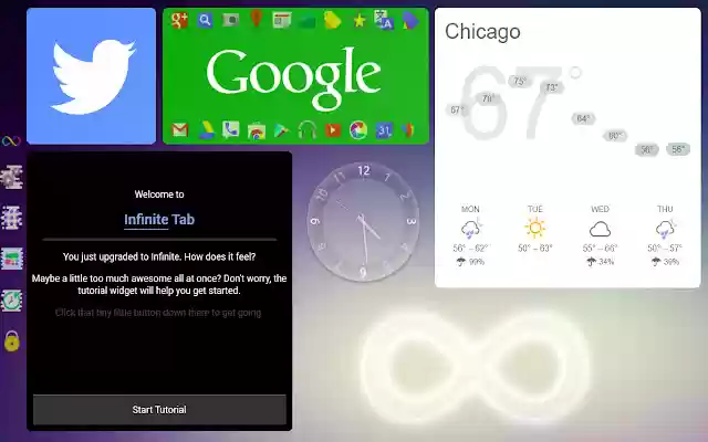Infinite Tab from Chrome web store to be run with OffiDocs Chromium online Infinite Tab from Chrome web store to be run with OffiDocs Chromium online