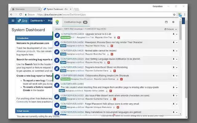 Jira Assistant from Chrome web store to be run with OffiDocs Chromium online Jira Assistant from Chrome web store to be run with OffiDocs Chromium online