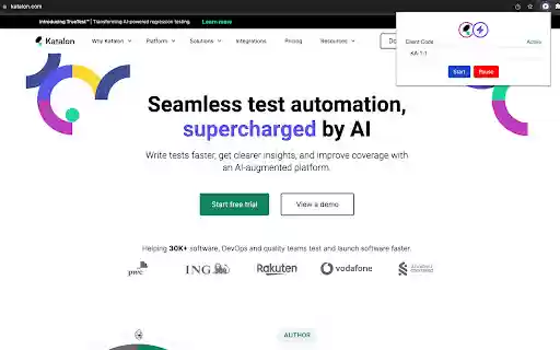 Katalon TrueTest from Chrome web store to be run with OffiDocs Chromium online Katalon TrueTest from Chrome web store to be run with OffiDocs Chromium online