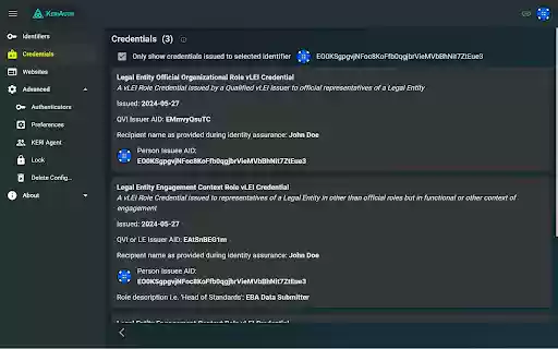 KERI Auth from Chrome web store to be run with OffiDocs Chromium online KERI Auth from Chrome web store to be run with OffiDocs Chromium online