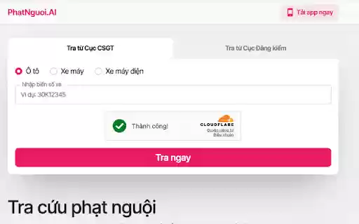 Kiểm tra phạt nguội from Chrome web store to be run with OffiDocs Chromium online Kiểm tra phạt nguội from Chrome web store to be run with OffiDocs Chromium online