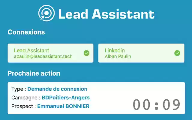 Lead Assistant from Chrome web store to be run with OffiDocs Chromium online Lead Assistant from Chrome web store to be run with OffiDocs Chromium online