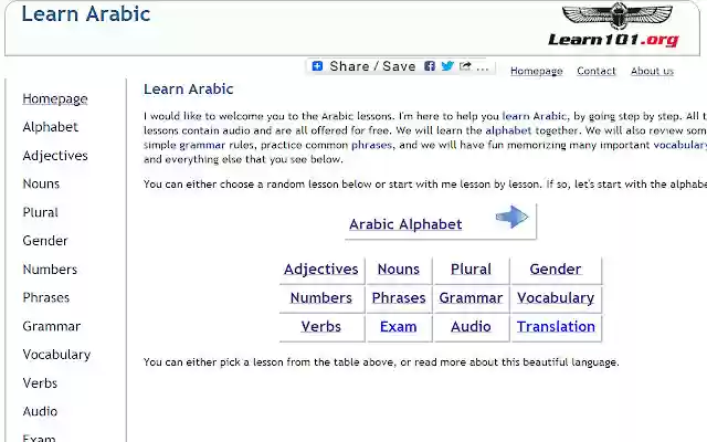Learn Arabic from Chrome web store to be run with OffiDocs Chromium online Learn Arabic from Chrome web store to be run with OffiDocs Chromium online