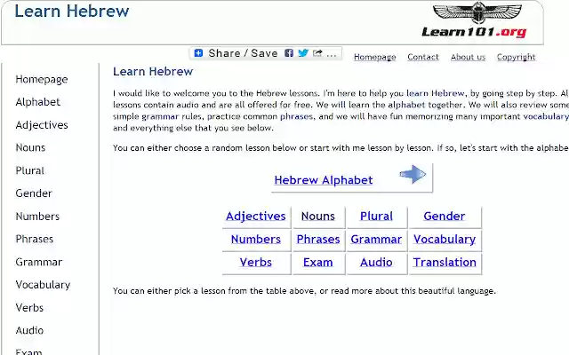 Learn Hebrew from Chrome web store to be run with OffiDocs Chromium online Learn Hebrew from Chrome web store to be run with OffiDocs Chromium online