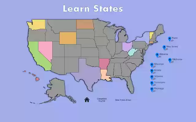 Learn States and Capitals from Chrome web store to be run with OffiDocs Chromium online Learn States and Capitals from Chrome web store to be run with OffiDocs Chromium online