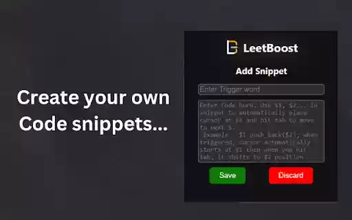 LeetBoost: Auto Complete for LeetCode from Chrome web store to be run with OffiDocs Chromium online LeetBoost: Auto Complete for LeetCode from Chrome web store to be run with OffiDocs Chromium online