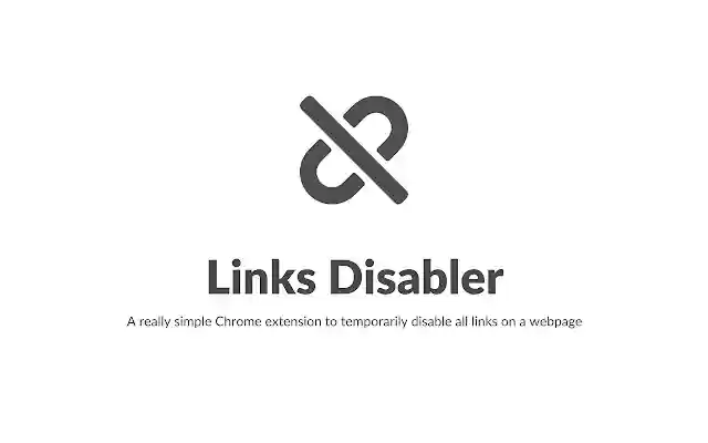 Links Disabler from Chrome web store to be run with OffiDocs Chromium online Links Disabler from Chrome web store to be run with OffiDocs Chromium online