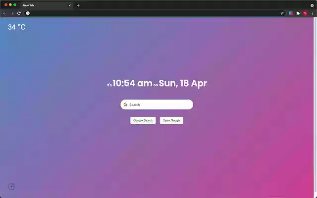 Luminous New Tab from Chrome web store to be run with OffiDocs Chromium online Luminous New Tab from Chrome web store to be run with OffiDocs Chromium online