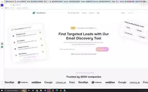 MailMiner from Chrome web store to be run with OffiDocs Chromium online MailMiner from Chrome web store to be run with OffiDocs Chromium online