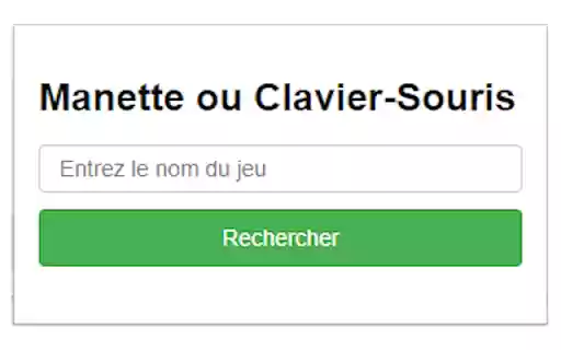 Manette ou Clavier Souris from Chrome web store to be run with OffiDocs Chromium online Manette ou Clavier Souris from Chrome web store to be run with OffiDocs Chromium online