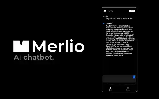 Merlio AI Chatbot from Chrome web store to be run with OffiDocs Chromium online Merlio AI Chatbot from Chrome web store to be run with OffiDocs Chromium online