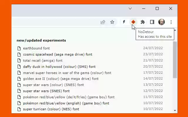 NoDetour from Chrome web store to be run with OffiDocs Chromium online NoDetour from Chrome web store to be run with OffiDocs Chromium online