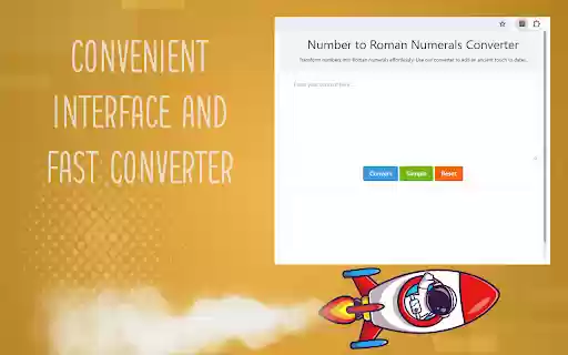Number to Roman Numerals Converter from Chrome web store to be run with OffiDocs Chromium online Number to Roman Numerals Converter from Chrome web store to be run with OffiDocs Chromium online