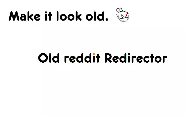Old Reddit Redirector from Chrome web store to be run with OffiDocs Chromium online Old Reddit Redirector from Chrome web store to be run with OffiDocs Chromium online