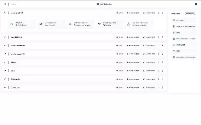 OneCollection from Chrome web store to be run with OffiDocs Chromium online OneCollection from Chrome web store to be run with OffiDocs Chromium online