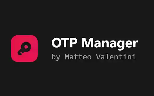 OTP Manager from Chrome web store to be run with OffiDocs Chromium online OTP Manager from Chrome web store to be run with OffiDocs Chromium online