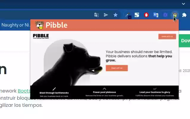 Pibble from Chrome web store to be run with OffiDocs Chromium online Pibble from Chrome web store to be run with OffiDocs Chromium online
