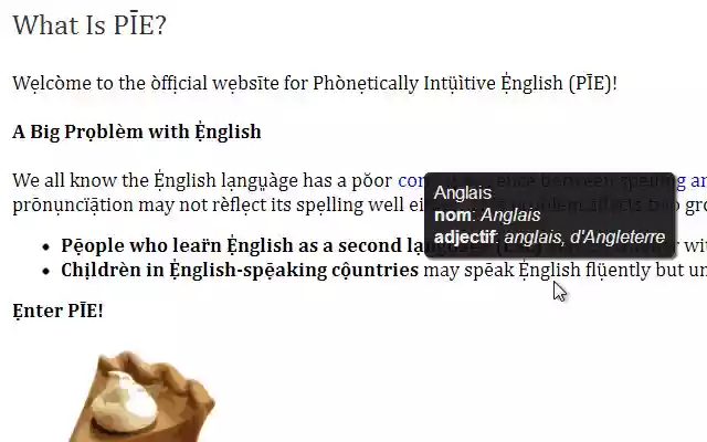 PIE (English Learners Edition) from Chrome web store to be run with OffiDocs Chromium online PIE (English Learners Edition) from Chrome web store to be run with OffiDocs Chromium online