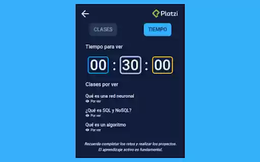 Platzi Time Calculator from Chrome web store to be run with OffiDocs Chromium online Platzi Time Calculator from Chrome web store to be run with OffiDocs Chromium online