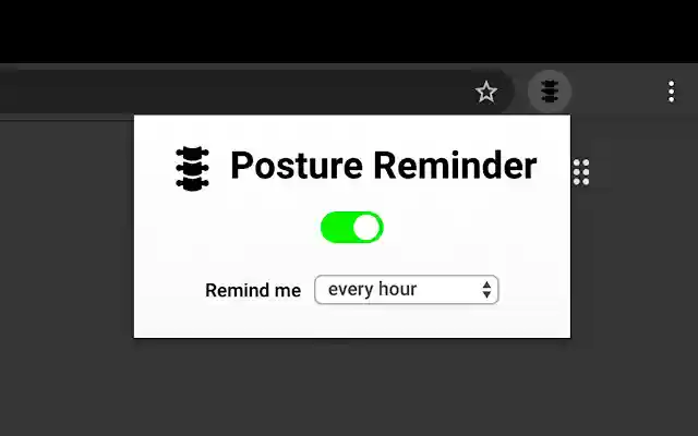 Posture Reminder from Chrome web store to be run with OffiDocs Chromium online Posture Reminder from Chrome web store to be run with OffiDocs Chromium online
