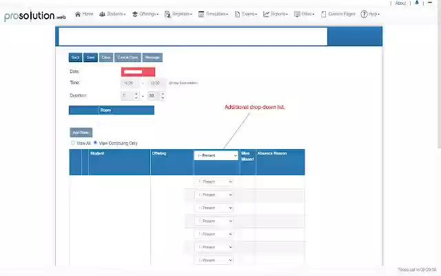 ProSolution Global Attendance Drop down from Chrome web store to be run with OffiDocs Chromium online ProSolution Global Attendance Drop down from Chrome web store to be run with OffiDocs Chromium online