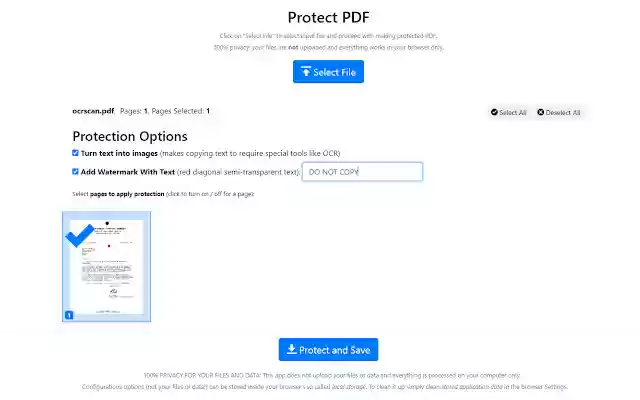 Protect PDF (by PDFLite.co) from Chrome web store to be run with OffiDocs Chromium online Protect PDF (by PDFLite.co) from Chrome web store to be run with OffiDocs Chromium online