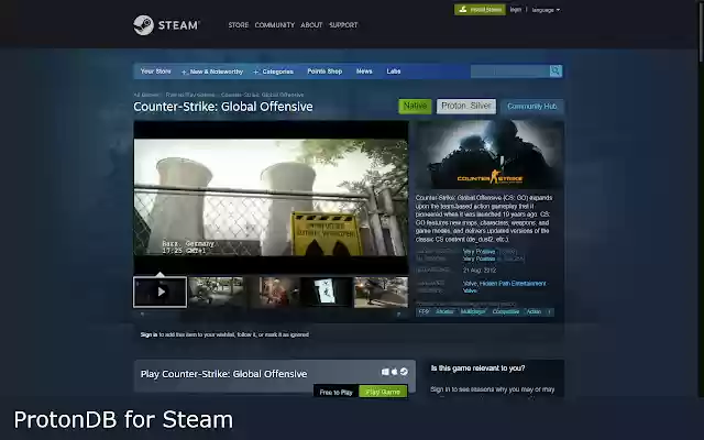 ProtonDB for Steam from Chrome web store to be run with OffiDocs Chromium online ProtonDB for Steam from Chrome web store to be run with OffiDocs Chromium online