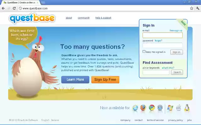QuestBase from Chrome web store to be run with OffiDocs Chromium online QuestBase from Chrome web store to be run with OffiDocs Chromium online