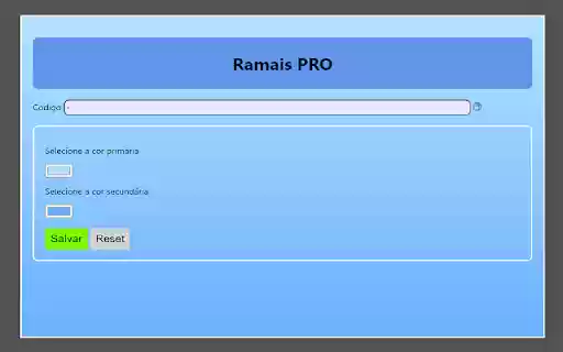 Ramais pro from Chrome web store to be run with OffiDocs Chromium online Ramais pro from Chrome web store to be run with OffiDocs Chromium online