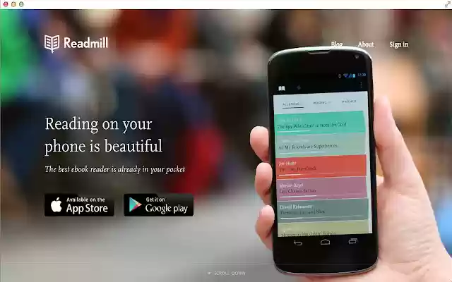 ReadMill for Chrome from Chrome web store to be run with OffiDocs Chromium online ReadMill for Chrome from Chrome web store to be run with OffiDocs Chromium online