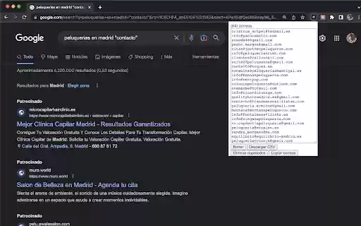 Registro de correos electrónicos from Chrome web store to be run with OffiDocs Chromium online Registro de correos electrónicos from Chrome web store to be run with OffiDocs Chromium online