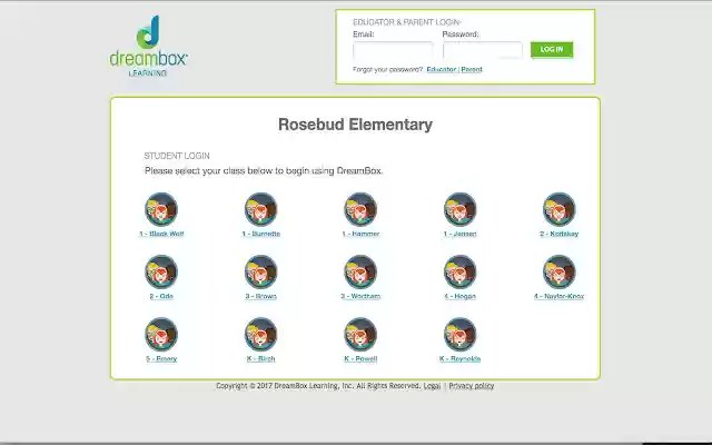 Rosebud Elementary DB Site from Chrome web store to be run with OffiDocs Chromium online Rosebud Elementary DB Site from Chrome web store to be run with OffiDocs Chromium online