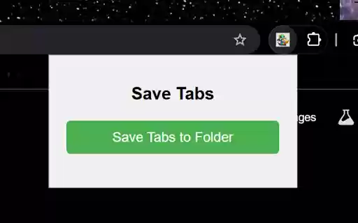 Save Tabs to Folder from Chrome web store to be run with OffiDocs Chromium online Save Tabs to Folder from Chrome web store to be run with OffiDocs Chromium online