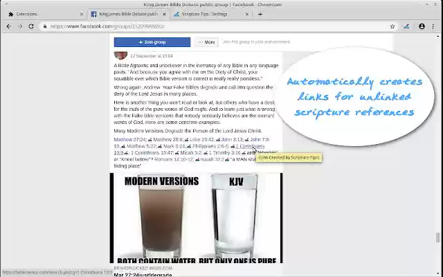 Scripture Tips from Chrome web store to be run with OffiDocs Chromium online Scripture Tips from Chrome web store to be run with OffiDocs Chromium online