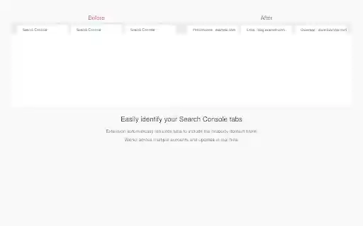 Search Console Tab Renamer from Chrome web store to be run with OffiDocs Chromium online Search Console Tab Renamer from Chrome web store to be run with OffiDocs Chromium online