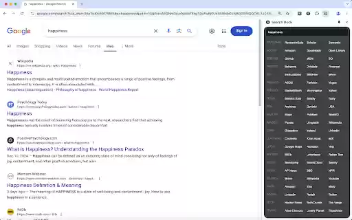 Search Dock from Chrome web store to be run with OffiDocs Chromium online Search Dock from Chrome web store to be run with OffiDocs Chromium online