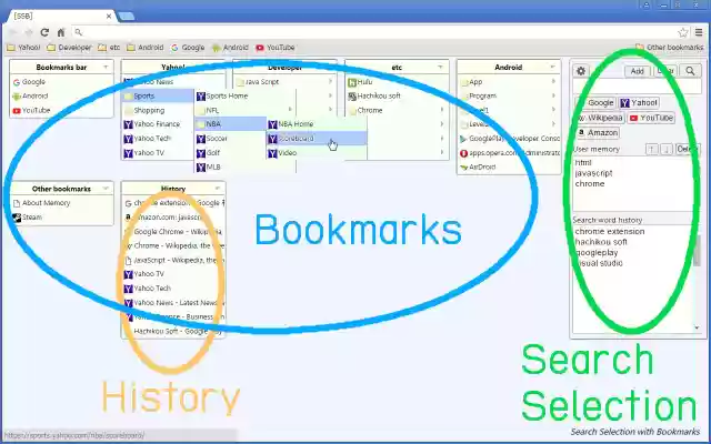 Search Selection with Bookmarks from Chrome web store to be run with OffiDocs Chromium online Search Selection with Bookmarks from Chrome web store to be run with OffiDocs Chromium online