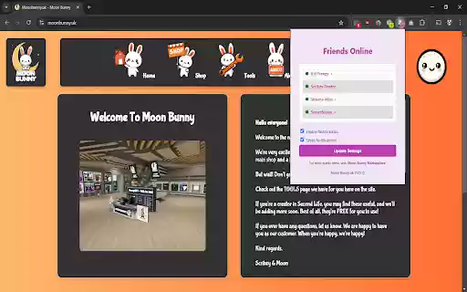Second Life Friends Monitor from Chrome web store to be run with OffiDocs Chromium online Second Life Friends Monitor from Chrome web store to be run with OffiDocs Chromium online