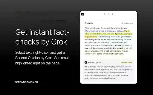 Second Opinion from Chrome web store to be run with OffiDocs Chromium online Second Opinion from Chrome web store to be run with OffiDocs Chromium online